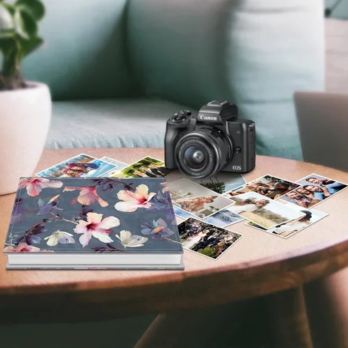 Miniatura 8 de Fintie - Álbum de fotos de 4x6 pulgadas, 600 bolsillos, álbum de gran capacidad con cubierta de libro para fotos familiares, bodas, aniversarios