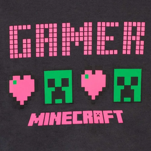 Miniatura 3 de Minecraft Creeper - Sudadera con capucha para niña