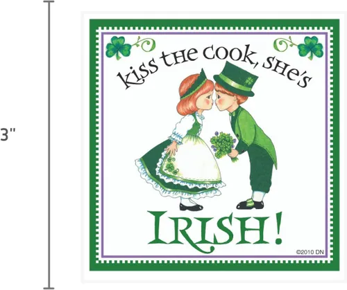 Miniatura 2 de Essence of Europe Gifts Kiss The Cook She's Irish Kitchen Magnet