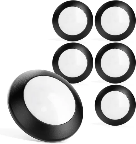 Miniatura 7 de LUNABODE - Luces de techo LED regulables de 4/6 pulgadas, paquete de 6, 16.5 W/2700 K, elegante lámpara de techo para pasillo, cocina, comedor