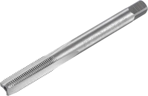uxcell Rosca de fresado roscado M7 x 0.75, máquina métrica izquierda HSS (acero de alta velocidad) sin recubrimiento 3 flautas rectas Tornillo H2