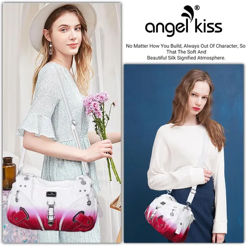 Miniatura 7 de Angelkiss Hobo Carteras y bolsos para mujeres Bolso de mano para mujeres Carteras grandes Bolsos de hombro diarios Purses, handbags, Handbag, Women