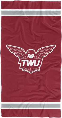 Miniatura 97 de LOGOVISION Manta Abilene Christian University, 30 x 60 pulgadas, logotipo primario CottonFront/PolyBackBeachTowel