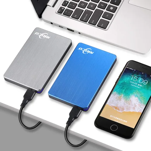 Miniatura 6 de NRICO 320GB Disco duro externo portátil USB 3.0 HDD de 2.5 pulgadas, almacenamiento compatible para PC, Mac, computadora de escritorio, PS4