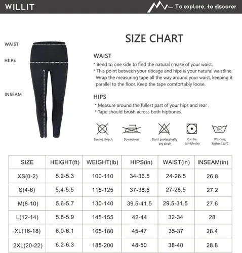 Miniatura 7 de Willit Mallas de equitación para mujer, pantalones de equitación ecuestre, pantalones de equitación, mallas escolares con bolsillos con cremallera