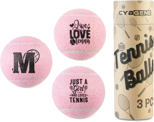 Miniatura 11 de Regalos de tenis, pelota de tenis personalizada, juego de 3 pelotas de tenis únicas con paquete de regalo, perfecto para compañeros de equipo de Men