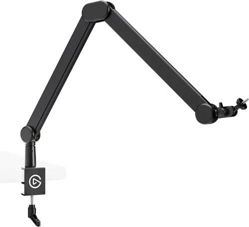 Brazo Micrófono Elgato Wave – Brazo de Pluma de Estudio para Transmisión y Podcasting, con Canales para Cables, Abrazadera de Escritorio, Extensión