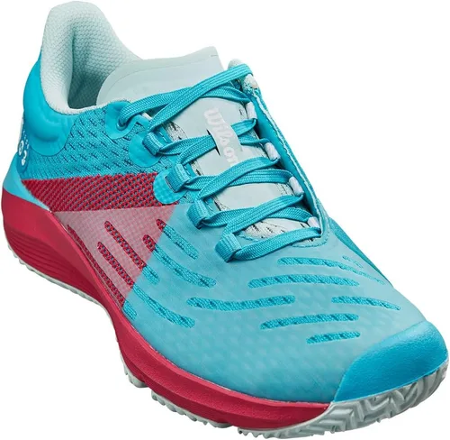 Miniatura 2 de WILSON Juniors KAOS 3.0 Tennis Shoes Scuba Blue and Love Potion