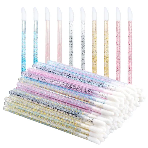 Miniatura 11 de G2PLUS 100 aplicadores de brillo de labios, cepillos de labios desechables, aplicadores de brillo de labios, aplicadores de brillo de labios