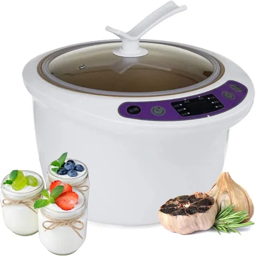 Fermentador natto de ajo negro doméstico de 6 litros, gran capacidad doméstica DIY fermentador automático inteligente control inteligente máquina de