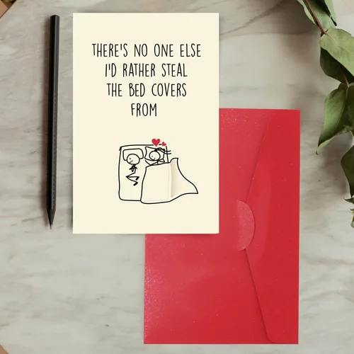 Miniatura 3 de Cheerin Divertida tarjeta de aniversario con sobres, tarjetas de amor humorísticas para él y ella, tarjeta romántica para marido, esposa, prometido