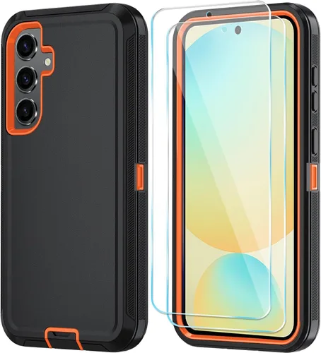 Miniatura 29 de ONOLA Funda para Samsung Galaxy S23 FE con protector de pantalla HD, resistente, a prueba de golpes y caídas, 3 capas, para Galaxy S23 FE de 6.4