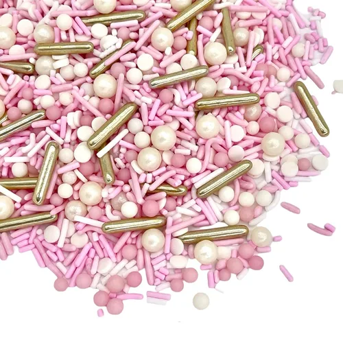 Miniatura 20 de Manvscakes Chispitas - Chispitas comestibles para pasteles y cupcakes con formas y tamaños variados para fiestas, mezcla de chispitas metálicas