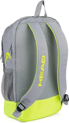 Miniatura 6 de HEAD Core Tennis Backpack - Holds 2 Racquets with Padded Adjustable Straps Sports Bag Gris/Amarillo