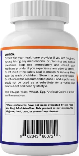 Miniatura 8 de Vitamatic Aceite de semilla de calabaza 2000mg – 180 cápsulas blandas (paquete de 2-360 unidades)