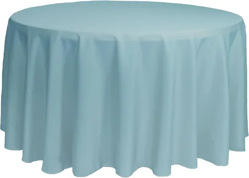 Miniatura 94 de YOUR CHAIR COVERS - Mantel redondo de poliéster prémium de 120 pulgadas - Mantel de lino color champán para mesas redondas estándar