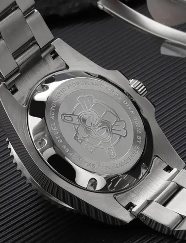 Miniatura 7 de Steeldive - Reloj automático para hombre SD1953 de acero inoxidable NH35 de movimiento de 984.3 ft de buceo
