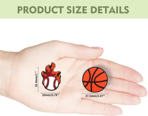 Miniatura 6 de Hroatpk Dijes para zapatos deportivos, 40, 139 piezas de bolas con letras y números para decoración de zapatos, accesorios para zapatos de rugby