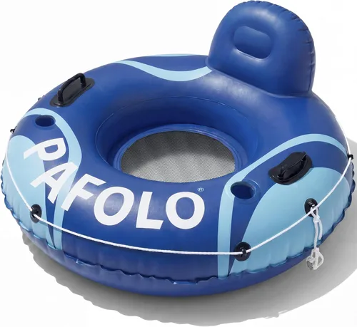 River Tube for Adults, Tube for River Floating, Heavy Duty River Tube for Beach Lake Rafting, River Floats with Mesh Bottom, Puncture-Resistant,
