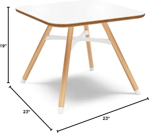 Miniatura 2 de Lalo The Play Table - Mesa de actividades para niños pequeños para sala de juegos, merienda, artes y manualidades, superficie fácil de limpiar, coco