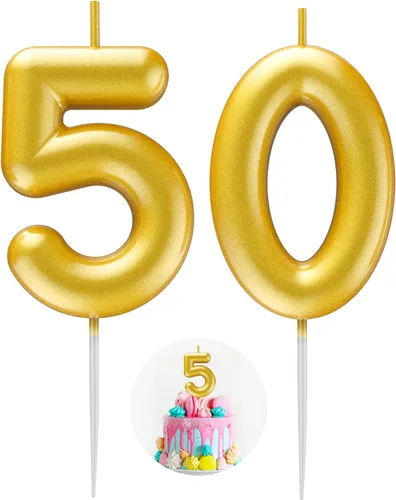 Miniatura 181 de Velas número 2 arcoíris con número 3D de feliz cumpleaños para decoración de fiesta de pastel de cumpleaños, suministros de celebración