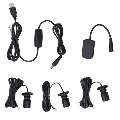 Miniatura 2 de FTVOGUE Mini focos alimentados por USB, multifuncionales y para piezas de arte, plantas, imágenes, vitrinas, joyas, cableado de 6.6 pies