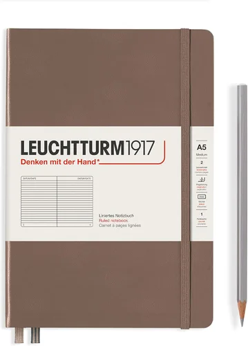 Miniatura 104 de LEUCHTTURM1917 - Cuaderno de tapa dura mediano A5 con 251 páginas numeradas para escritura y diario (verde menta, con puntos)