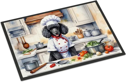 Miniatura 135 de Caroline's Treasures DAC6179MAT Affenpinscher - Tapete para puerta delantera, para interiores y exteriores, para entrada, antideslizante, lavable