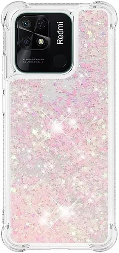 Miniatura 87 de Glitter Sparkle Moving Quicksand Flowing Cover para Xiaomi Redmi Note 10S Bling Liquid Clear Star Heart Silicona Bumper Funda transparente de goma a