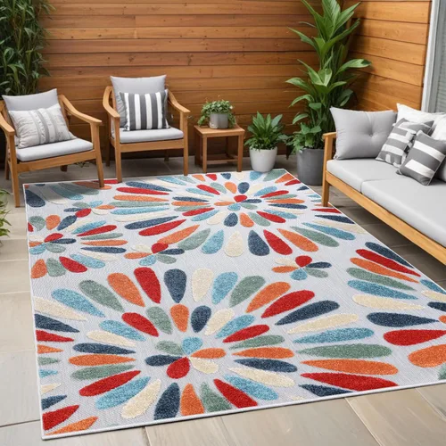 Miniatura 28 de SUPERIOR - Alfombra de interior y exterior, perfecta para patio, dormitorio, cocina, sala de estar, entrada, cuarto de juegos, guardería, cubierta