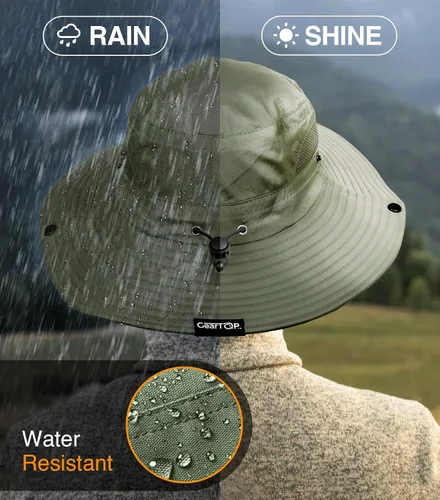 Miniatura 7 de GearTOP Safari Hat for Men Sun Hats for Women UV Protection UPF 50+ Fishing, Gardening, Hiking Hat (22-23 1/2")