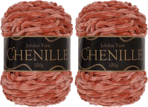 Miniatura 66 de JubileeYarn - Hilo de chenilla (3.53 oz/poliéster peinado, circonita), 1 pastel