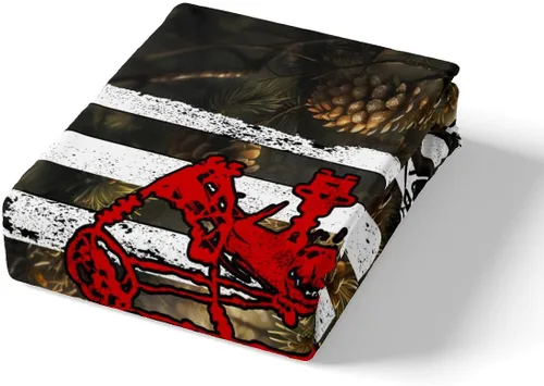 Miniatura 5 de Manfei Juego de funda de edredón para niños y adolescentes, tamaño individual, juego de ropa de cama con temática de caza de alces y vida silvestre