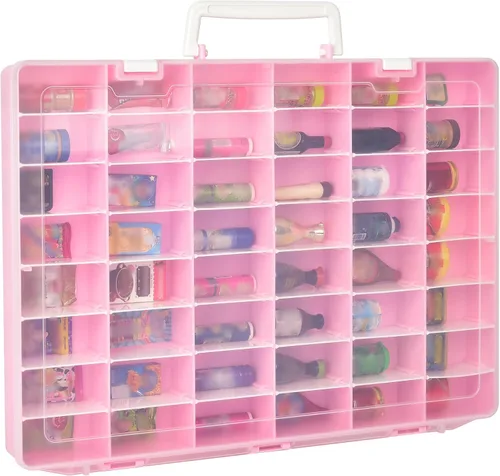 Miniatura 13 de FULLCASE Estuche coleccionista compatible con Mini Brands 5 Surprise Series 1, 2, 3, 4, Mystery Capsule, juguete coleccionable en miniatura real