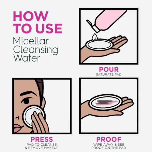 Miniatura 7 de Garnier Agua Micelar con Agua de Rosa y Glicerina, Limpiador Facial Hidratante y Removedor de Maquillaje, para Todo Tipo de Piel, Vegano, Sin