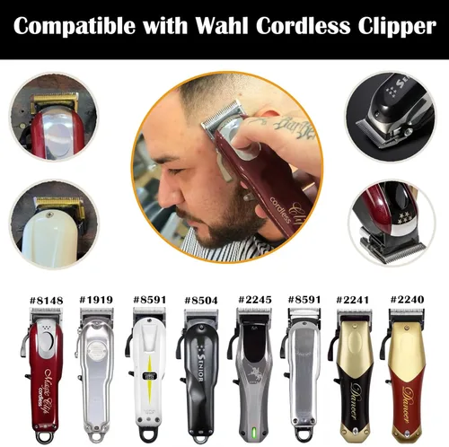 Miniatura 7 de Cuchilla apta para cuchillas Wahl Clipper, repuesto de precisión de 2 agujeros, piezas ajustables compatibles con cuchillas de repuesto de la serie
