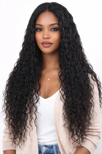 Miniatura 23 de Peluca de cabello humano con encaje frontal en T de 13 x 4 pulgadas, peluca de encaje HD rizado profundo sin pegamento, línea de cabello