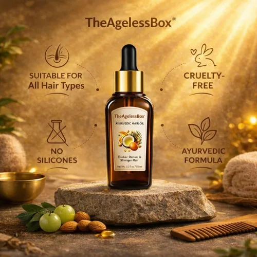 Miniatura 6 de Aceite ayurvédico para el crecimiento del cabello, amla, bhringraj y argán, reduce la caída del cabello y el cuero cabelludo seco, fortalece