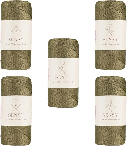 Miniatura 88 de Sensy Premium Cuerda de Poliéster de 2mm 251 Yardas Cuerda de Polipropileno 100% Cordón de Macramé 2mm Cordón para Bolsa de Ganchillo Cuerda