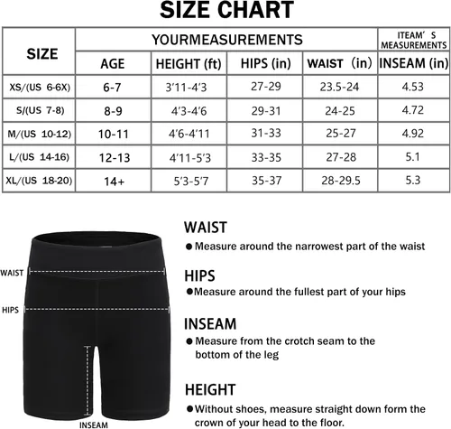 Miniatura 6 de MIVEI Pantalones cortos de elastano para voleibol de 4 pulgadas para niñas, pantalones cortos de compresión con bolsillo