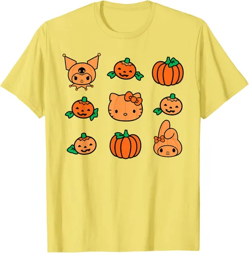 Miniatura 25 de Camiseta de Halloween Hello Kitty My Melody Kuromi Pumpkins