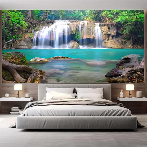 Miniatura 10 de FLFK Murales de Pared Despegables y Adhesivos de Paisaje de Cascada 78.7"x59" - Papel Tapiz Autoadhesivo Pintura Adhesivo Grande XXL Póster