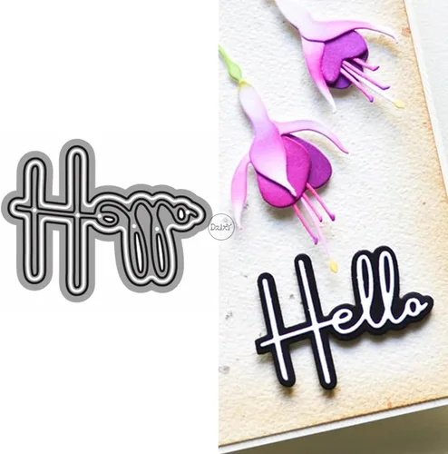 Miniatura 5 de DzIxY Amazing Words - Troqueles de corte de metal para hacer tarjetas, troquelados de papel en relieve, plantillas para máquina de álbumes