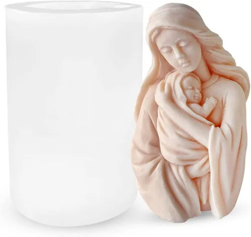 Miniatura 7 de Molde de vela fantasma, molde de silicona de fundición de resina de Dios de la Muerte para bricolaje, velas de aromaterapia, cera de yeso