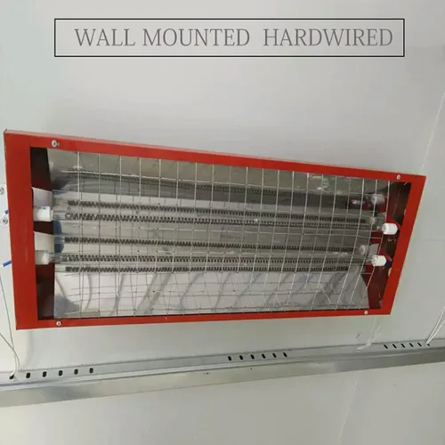 Miniatura 7 de TFCFL 2 lámparas de curado de pintura infrarroja para hornear, 1 juego de lámpara de calentador de 2000 W 110 V para cabinas de pulverización