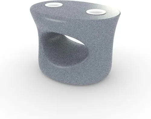 Tenjam Splash Series Mesa auxiliar amplificada para uso en piscina, mesa auxiliar de piscina para uso en estante solar y profundidades de agua de