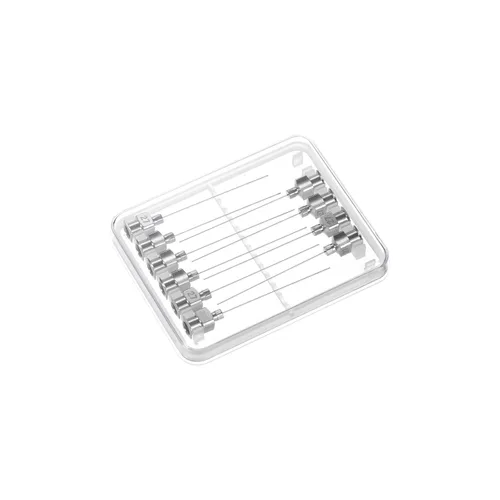 Miniatura 6 de HARFINGTON 10 agujas dispensadoras de acero inoxidable calibre 27, 1 1/2 pulgadas, tubo de aguja de pegamento de metal, puntas romas, Luer Lock