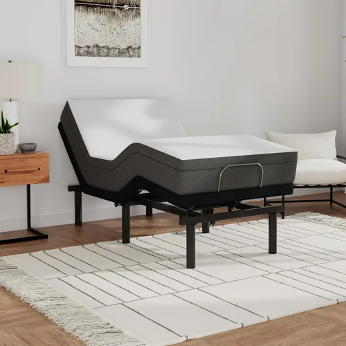 Miniatura 15 de Blissful Nights Twin XL e3 Base de Marco de Cama Ajustable con Inclinación de Cabeza y Pie, Control Remoto Inalámbrico, Fácil Montaje, Garantía