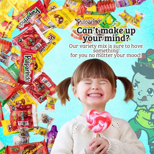 Miniatura 8 de Caja de dulces mexicanos de piñata (Lucas Mix (22.5 onzas) (18 piezas)