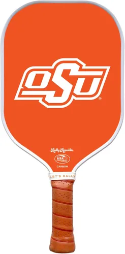 Miniatura 81 de Raqueta de pickleball colegial oficialmente licenciada - Raqueta aprobada por la Asociación de Pickleball de EE. UU. - Núcleo de nido de abeja Texas